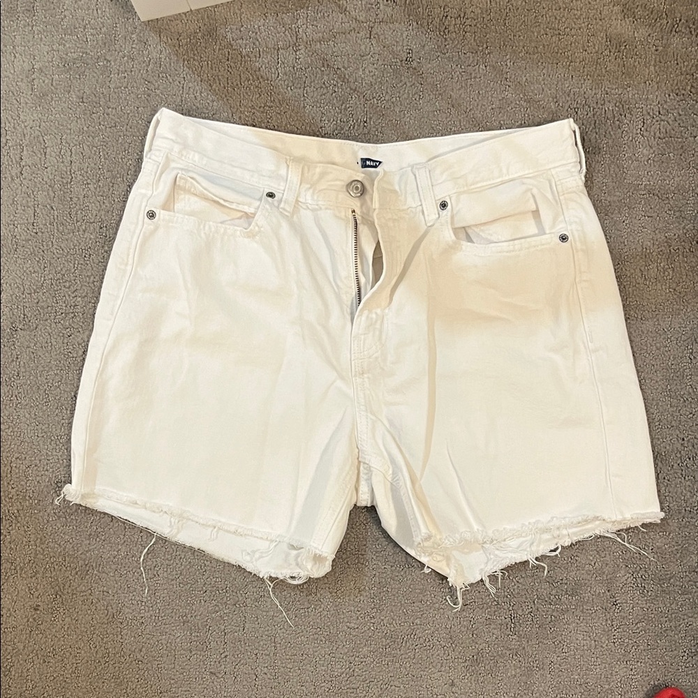 Old Navy Women's White Jean Shorts